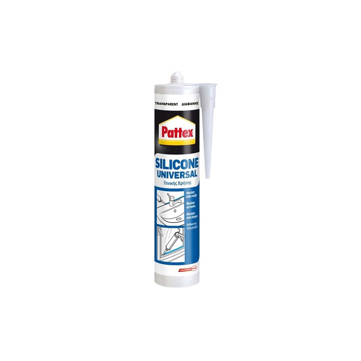 PATTEX UNIVERSAL UNIVERSAL SILICONE 280ML TRANSPARENT