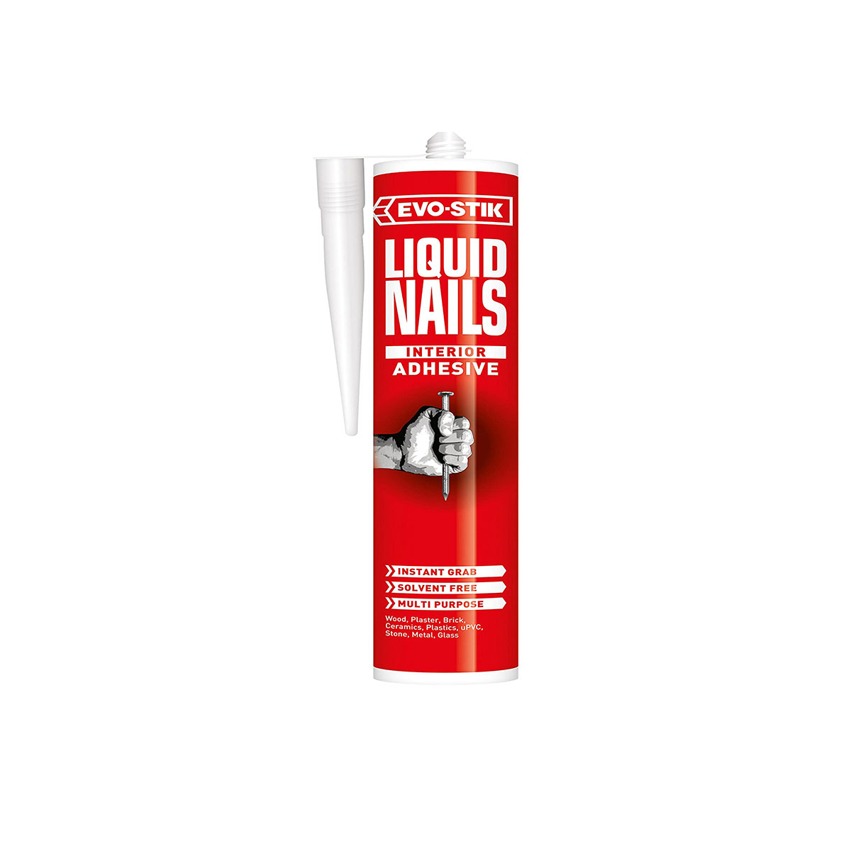 EVO-STIK SILICONE NAILS INTERIOR C20 290ML CREAM
