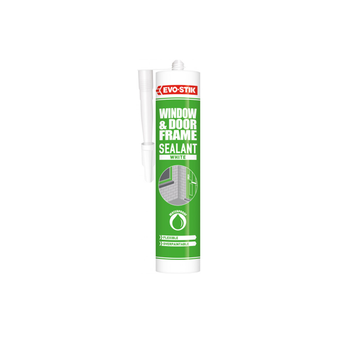 EVO-STIK  WINDOW AND DOOR FRAME SEALAND 310ML WHITE