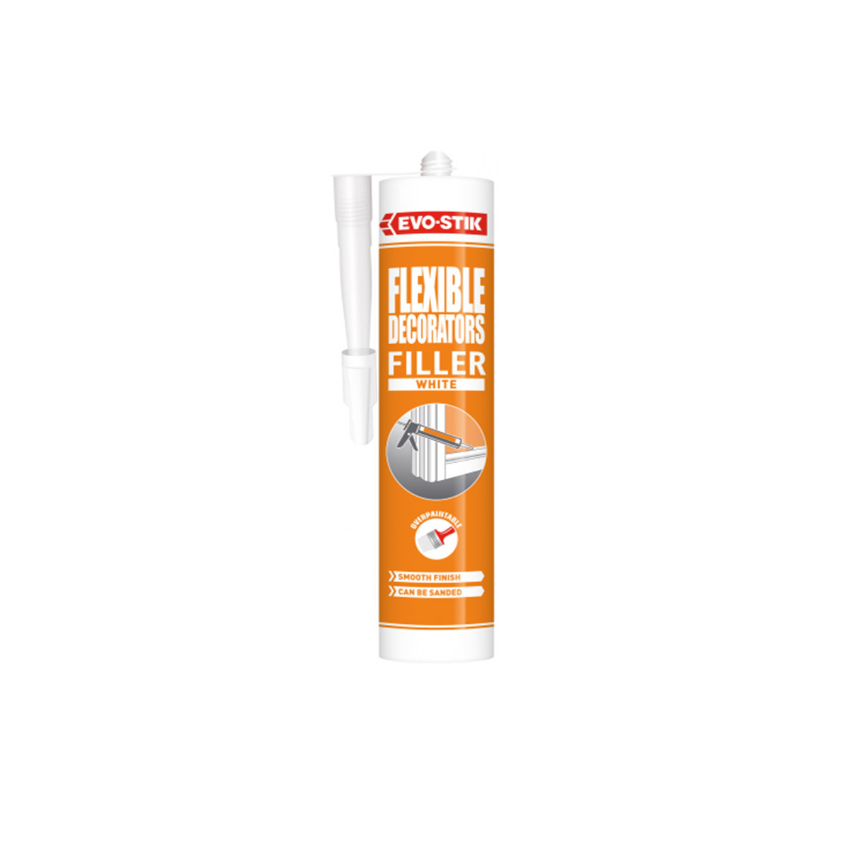 EVO-STIK FLEXIBLE DECORATORS FILLER 300ML WHITE