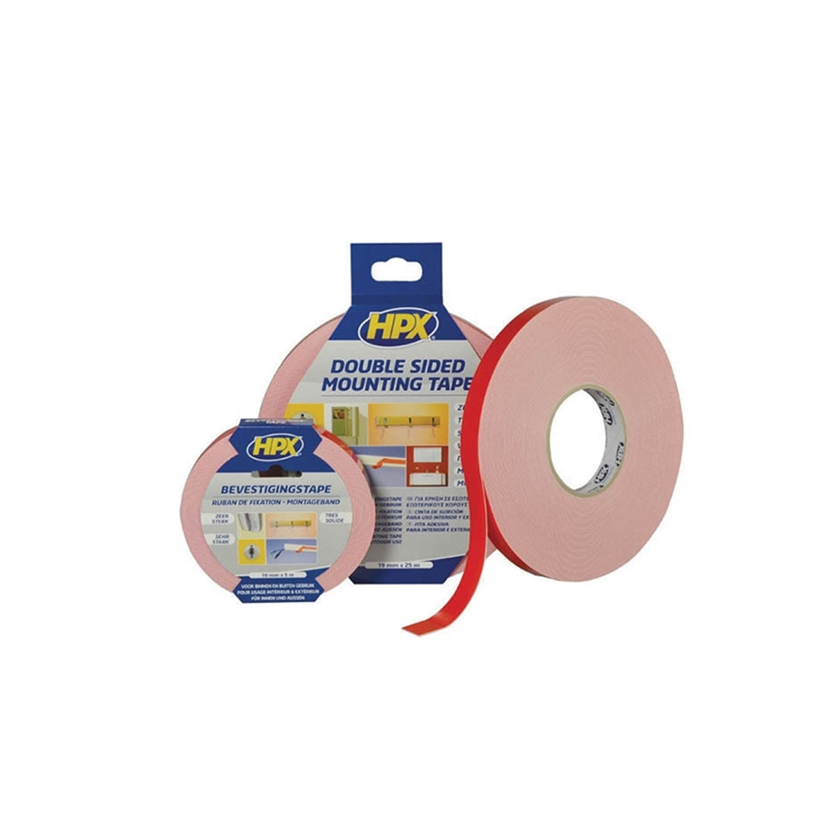 HPX ΚΟΛΛΗΤΙΚΗ ΤΑΙΝΙΑ ΔΙΠΛΗΣ ΟΨΗΣ 25MMΧ5MΧ1MM