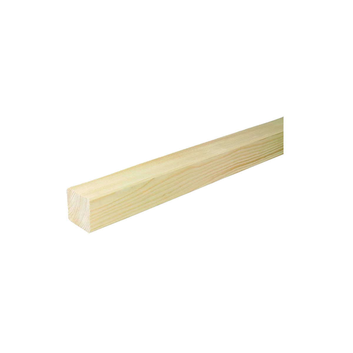 NORD WOODEN BRACKET PINE UNPROCESSED 240CM X32MM X32MM 6 PIECES