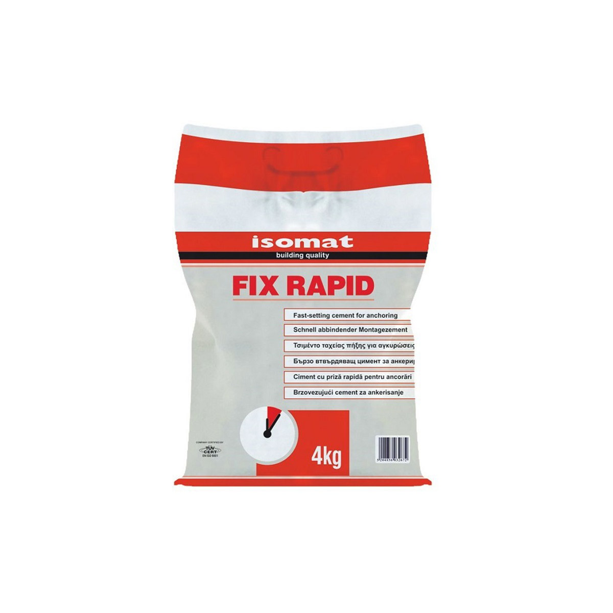 ISOMAT FAST-SETTING CEMENT 4KG GREY