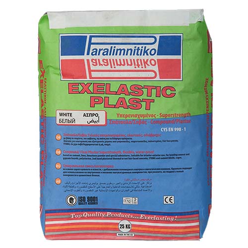 PARALIMNITIKO ΣΠΑΤΟΥΛΟΣΟΒΑΣ SMARTELASTIC PLAST 25KG ΧΟΝΤΡΟ ΓΚΡΙΖΟ