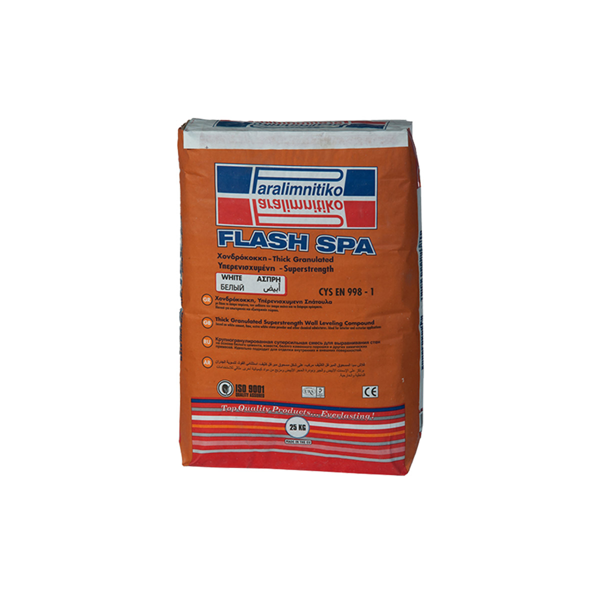 PARALIMNITIKO WALL LEVELING COMPOUND FLASH SPA COARSE WHITE
