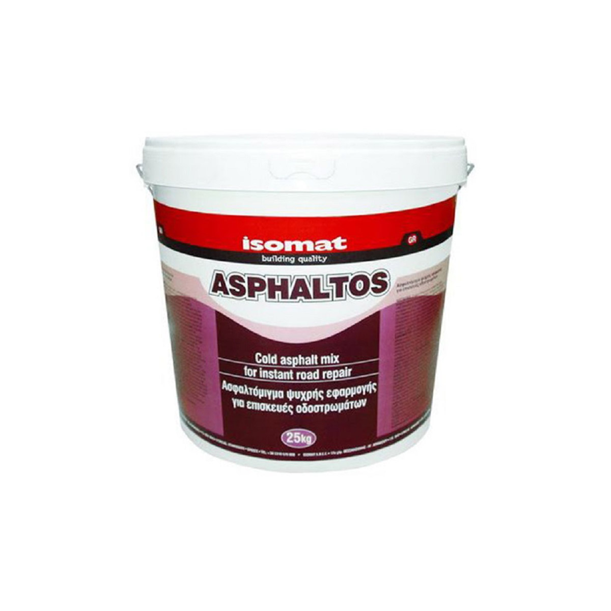 ISOMAT ASPHALTOS COLD APPLICATION MIXTURE 25KG