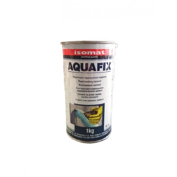 ISOMAT AQUAFIX UTRA-FAST SETTING SEALING CEMENT 1KG
