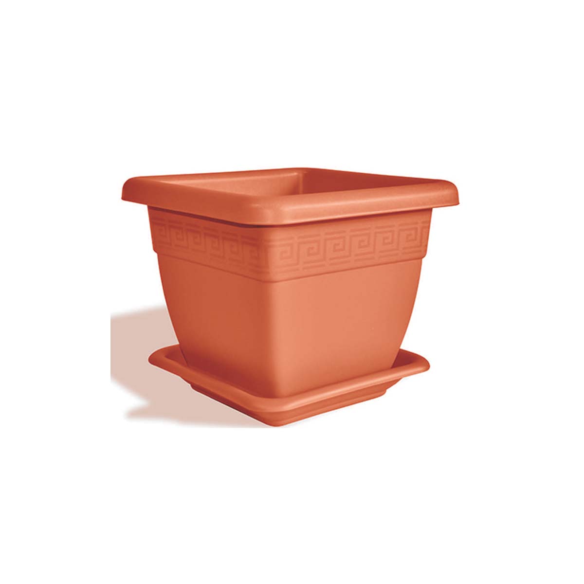 SQUARE POT PLASTIC