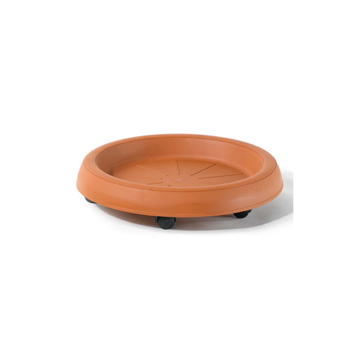 POT DISH WITH WHEELS PLASTIC
