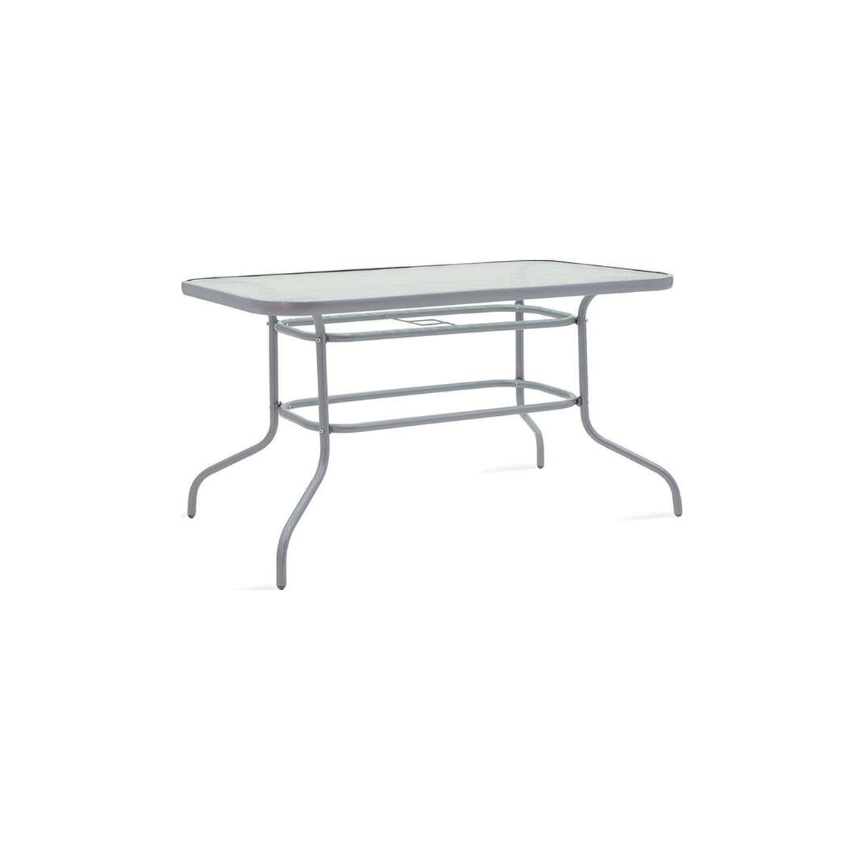 VALOR TABLE METAL WITH GLASS SURFACE