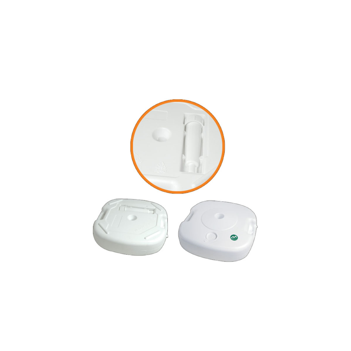 MILTOPLAST PLASTIC UMBRELLA BASE WHITE