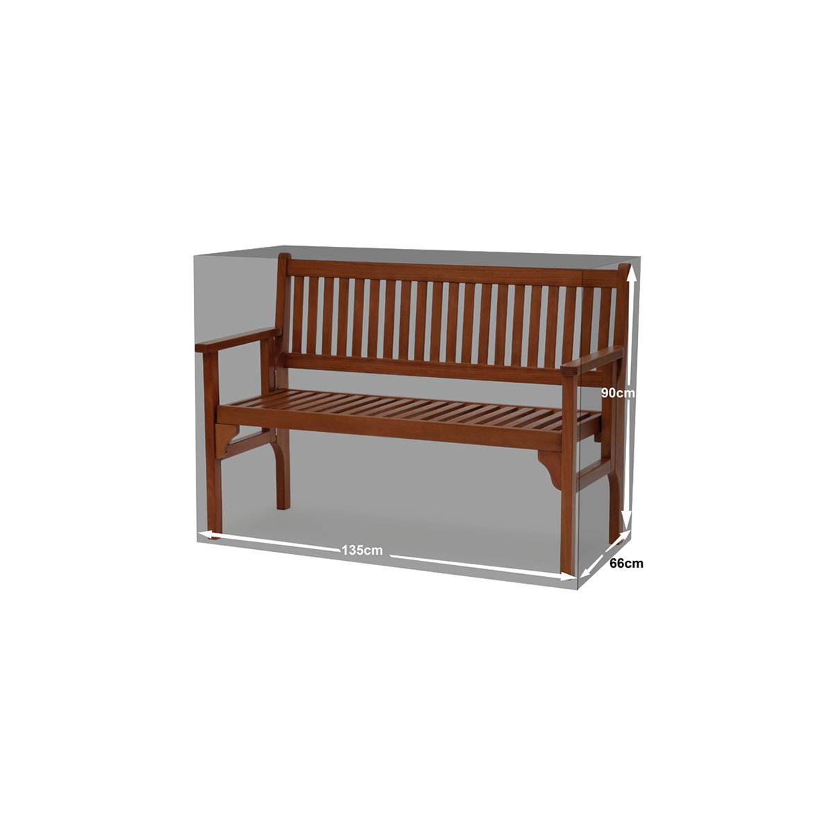 HOME & CAMP ΚΑΛΥΜΜΑ ΓΙΑ ΠΑΓΚΑΚΙ  ΚΗΠΟΥ ΑΣΠΡΟ 135X66X90CM