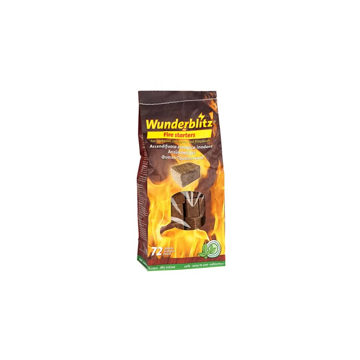 WUNDERBLITZ FIRE STARTER NATURAL 72 PCS