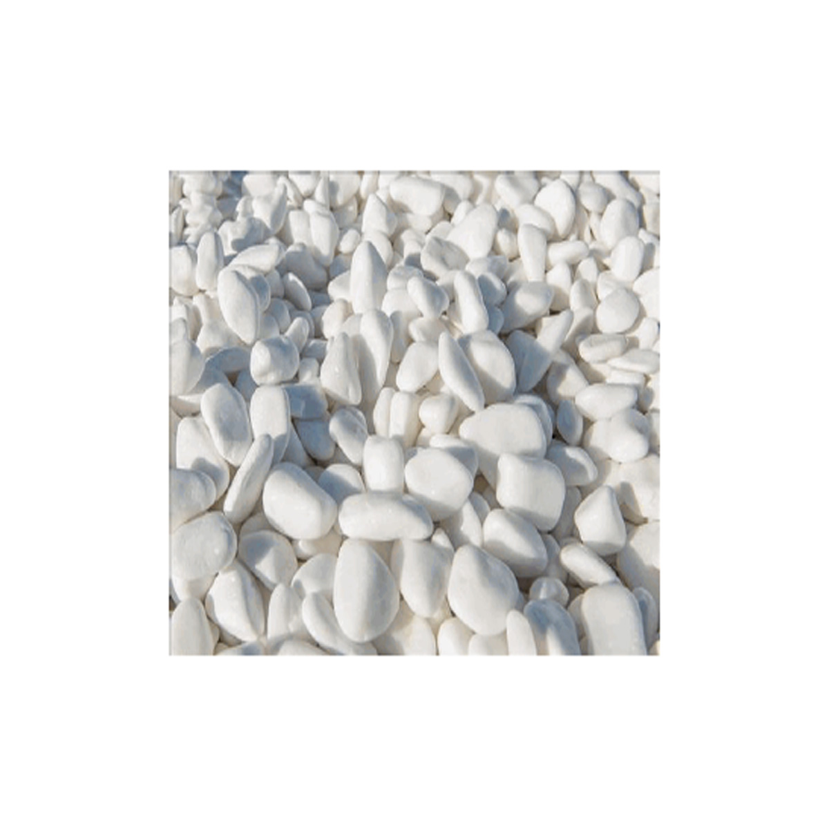 PEBBLES THASOS WHITE 20KG