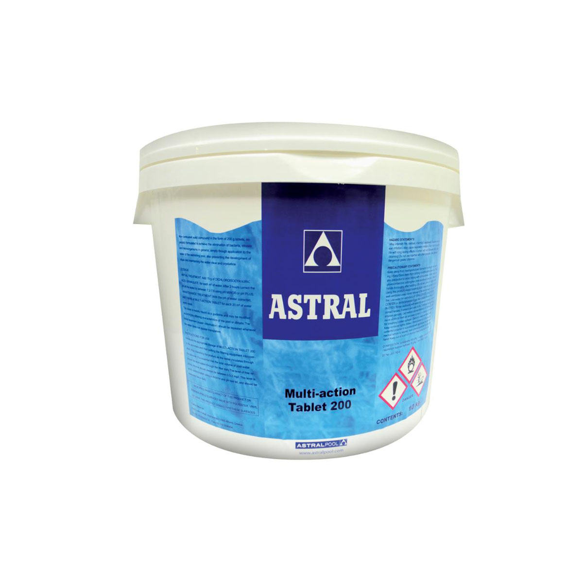 ASTRALPOOL 200GR MULTI-ACTION TABLET FOR POOL
