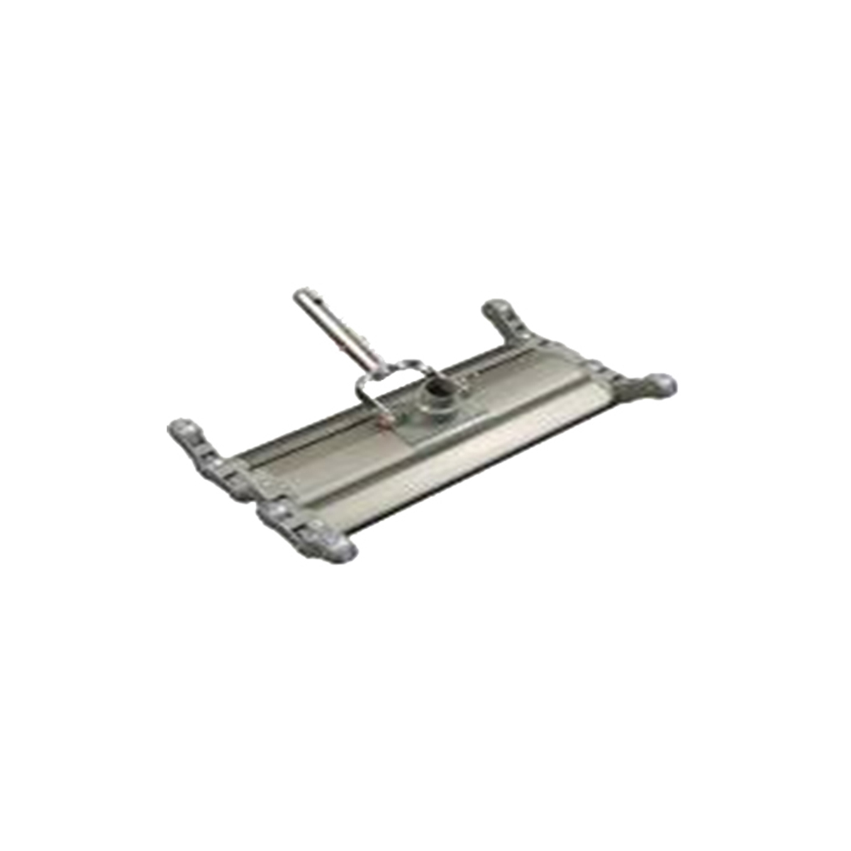 ALUMINIUM FOLDING VACUUM HEAD FOR POOLS W/ SWIVEL HANDLE AND E-Z CLIP 18'' (45CM)