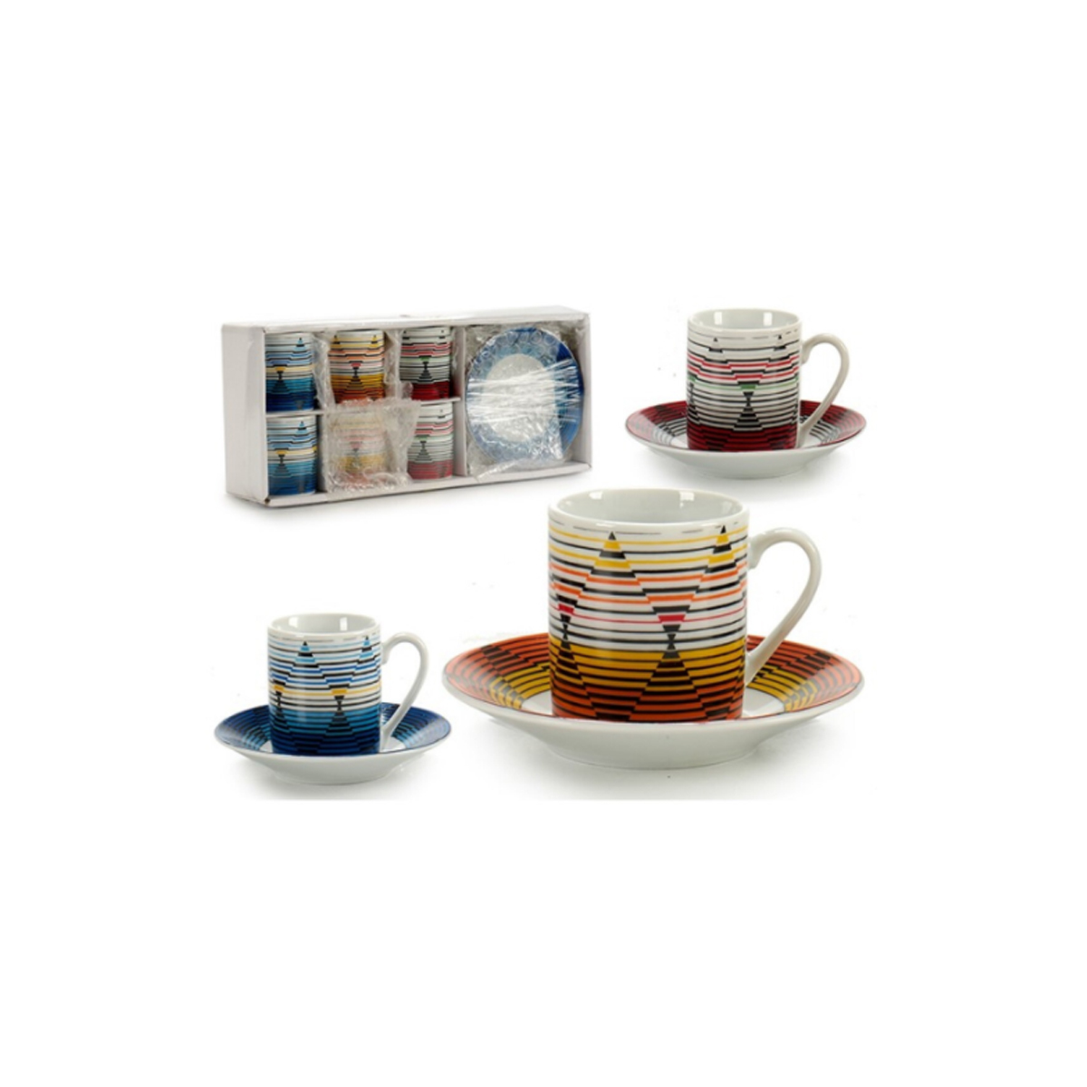 ΣΕΤ 6 ΤΕΜ ΦΛΥΤΖΑΝΑΚΙΑ ΚΑΙ ΠΙΑΤΑΚΙΑ ΠΟΡΣΕΛΑΝΗ