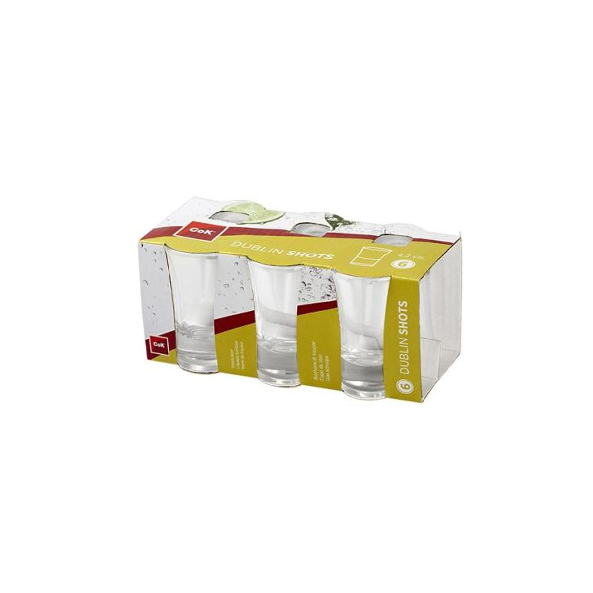 GLASS FOR SHOT 6PCS 4.2L