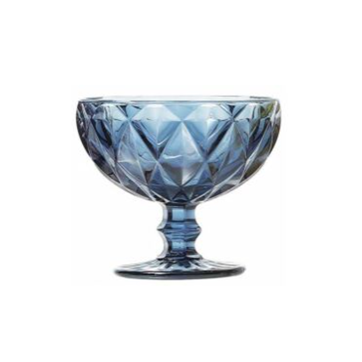 GLASS V / V SYROS ICE CREAM 385CC BLUE