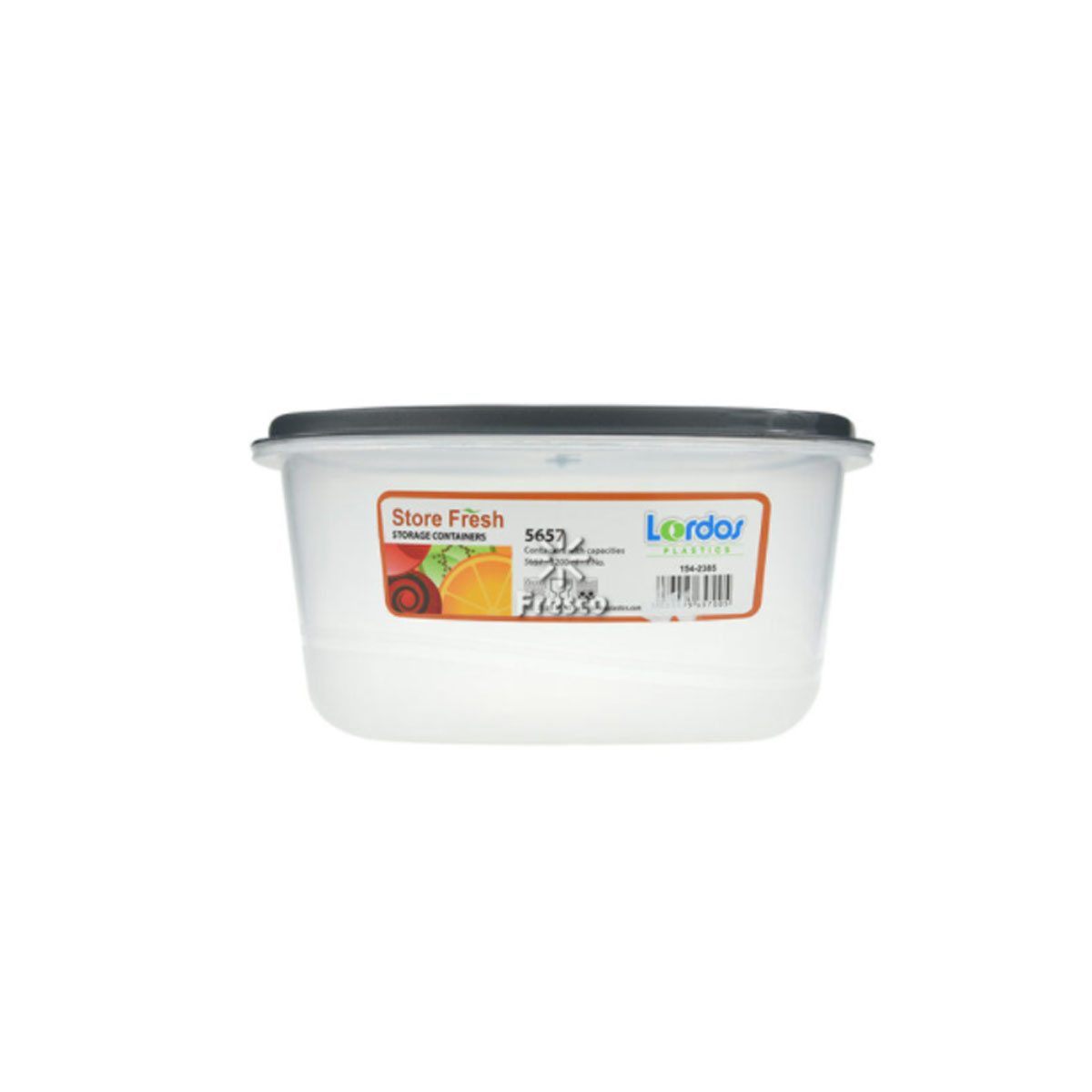 LORDOS ΔΟΧΕΙΟ ΤΡΟΦΙΜΩΝ ΜΕ ΠΩΜΑ STORE FRESH 3,20L 21Χ21Χ10CM ΠΛΑΣΤΙΚΟ ΔΙΑΦΑΝΟ ΜΕ ΓΑΛΑΖΙΟ