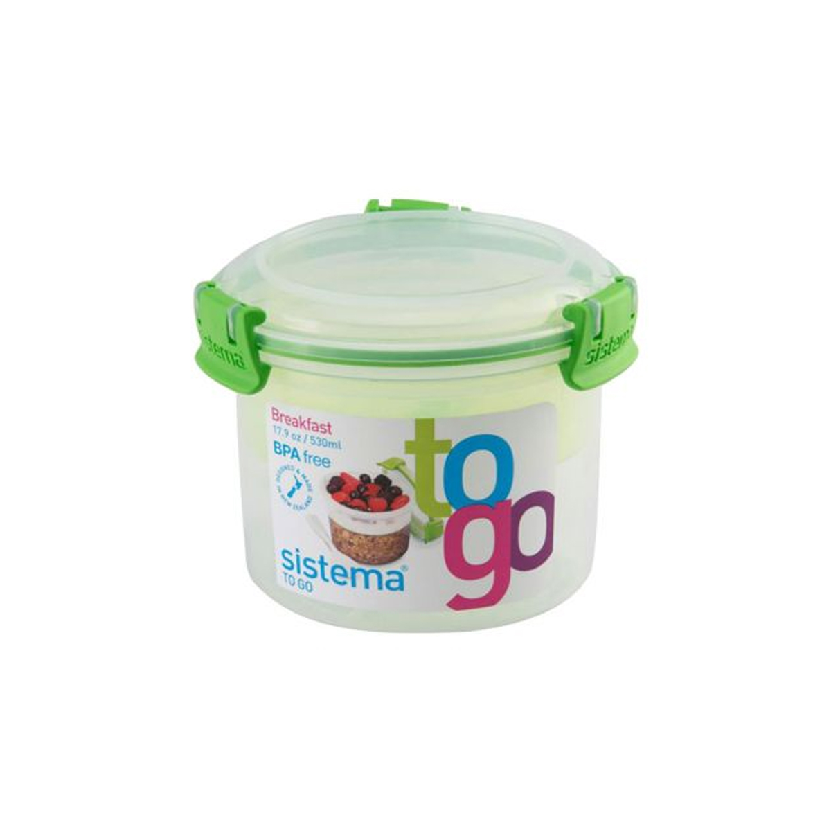 SISTEMA TOGO ΔΟΧΕΙΟ ΜΕ ΔΙΑΧΩΡΙΣΤΙΚΟ ΚΑΙ ΚΟΥΤΑΛΙ 530ML