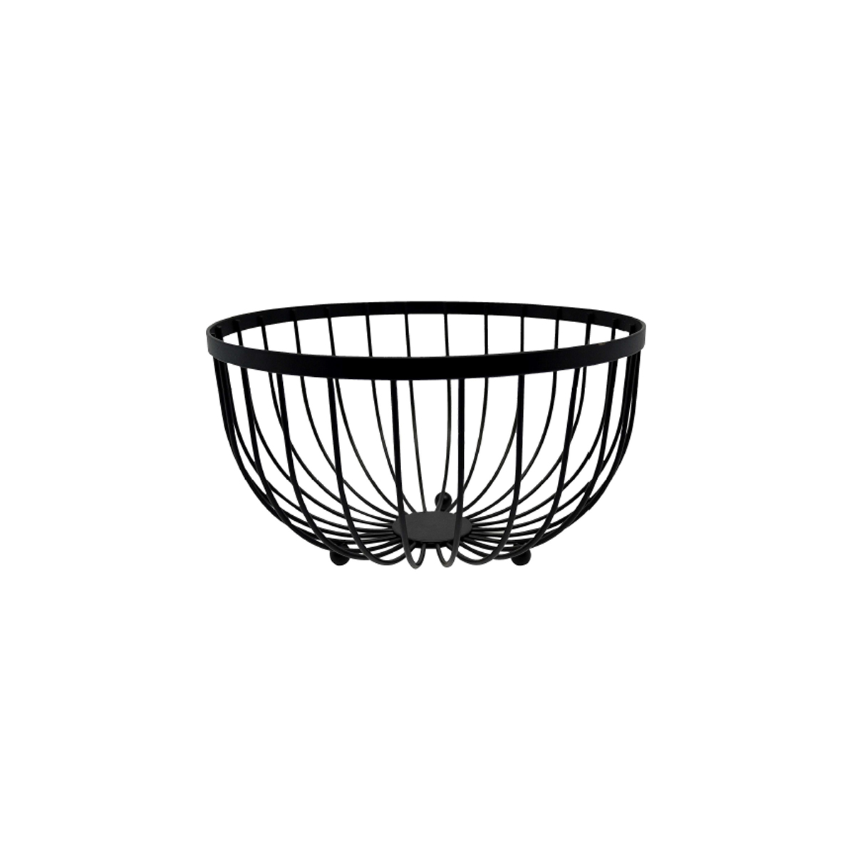 ΦΡΟΥΤΙΕΡΑ ΜΕΤΑΛΛΙΚΗ 25CM ΜΑΥΡΗ