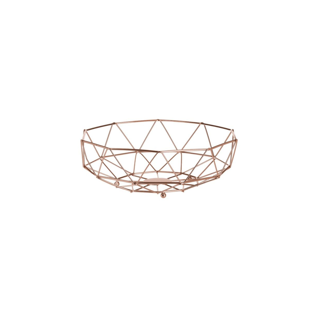 METAL FRUIT BASKET COPPER