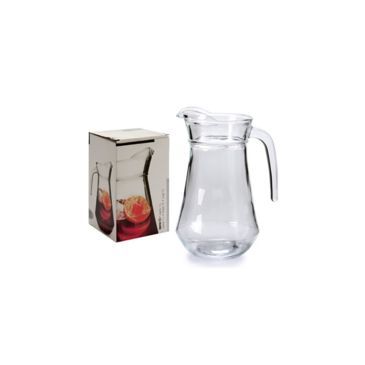 GLASS WATER JAR 1L AR