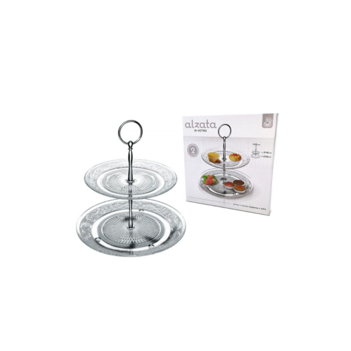 PLATTER 2 FLOOR TRANSPARENT