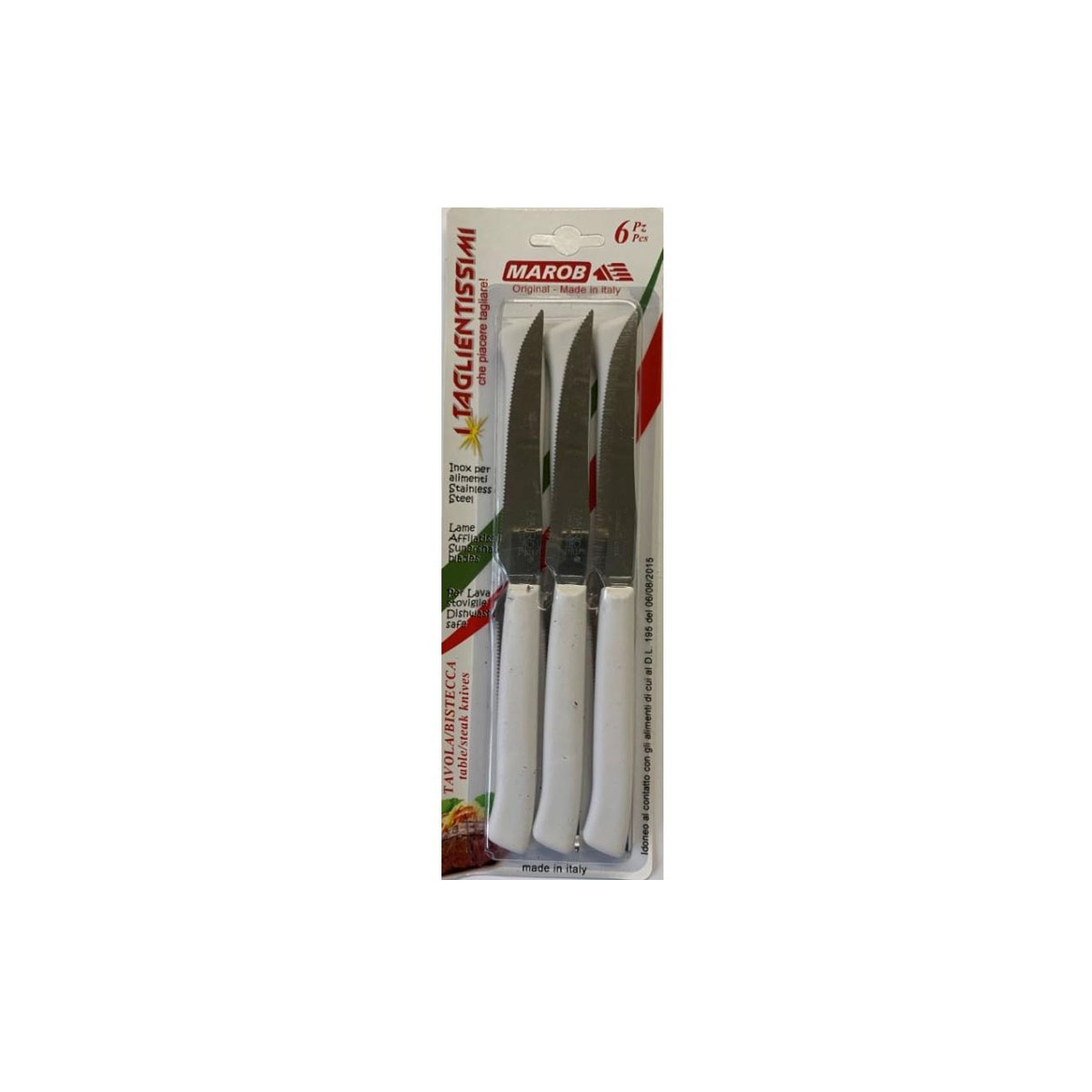 MAROB KNIFE WITH POINT BLADE 11 '' 6PCS