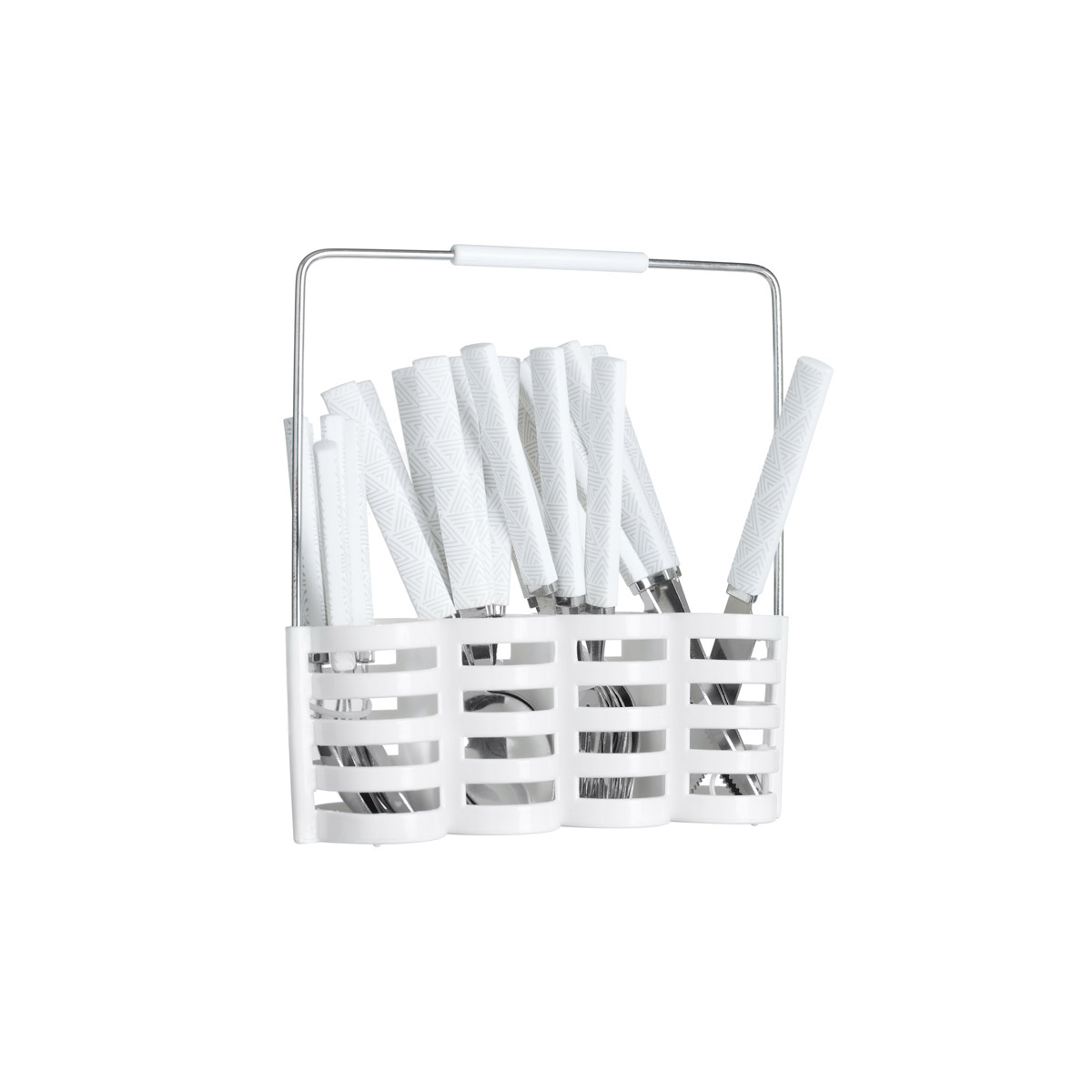 ΣΕΤ ΜΑΧΑΙΡΟΠΙΡΟΥΝΑ 25ΤΕΜ. ΑΣΠΡΟ