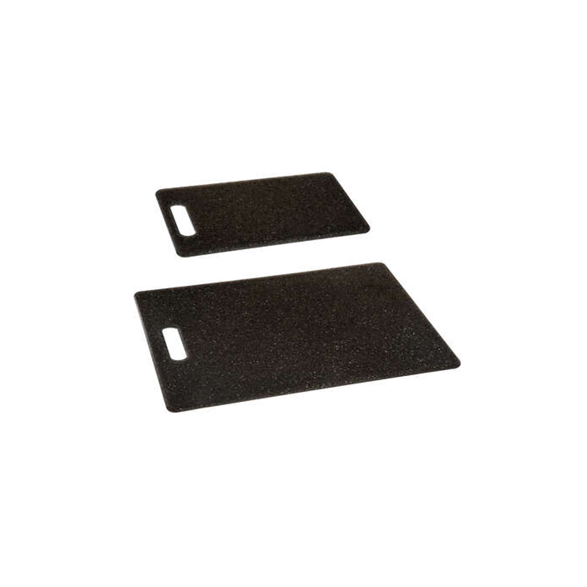 SET 2 PCS FOOD CUTTING PLATE PLASTIC BLACK