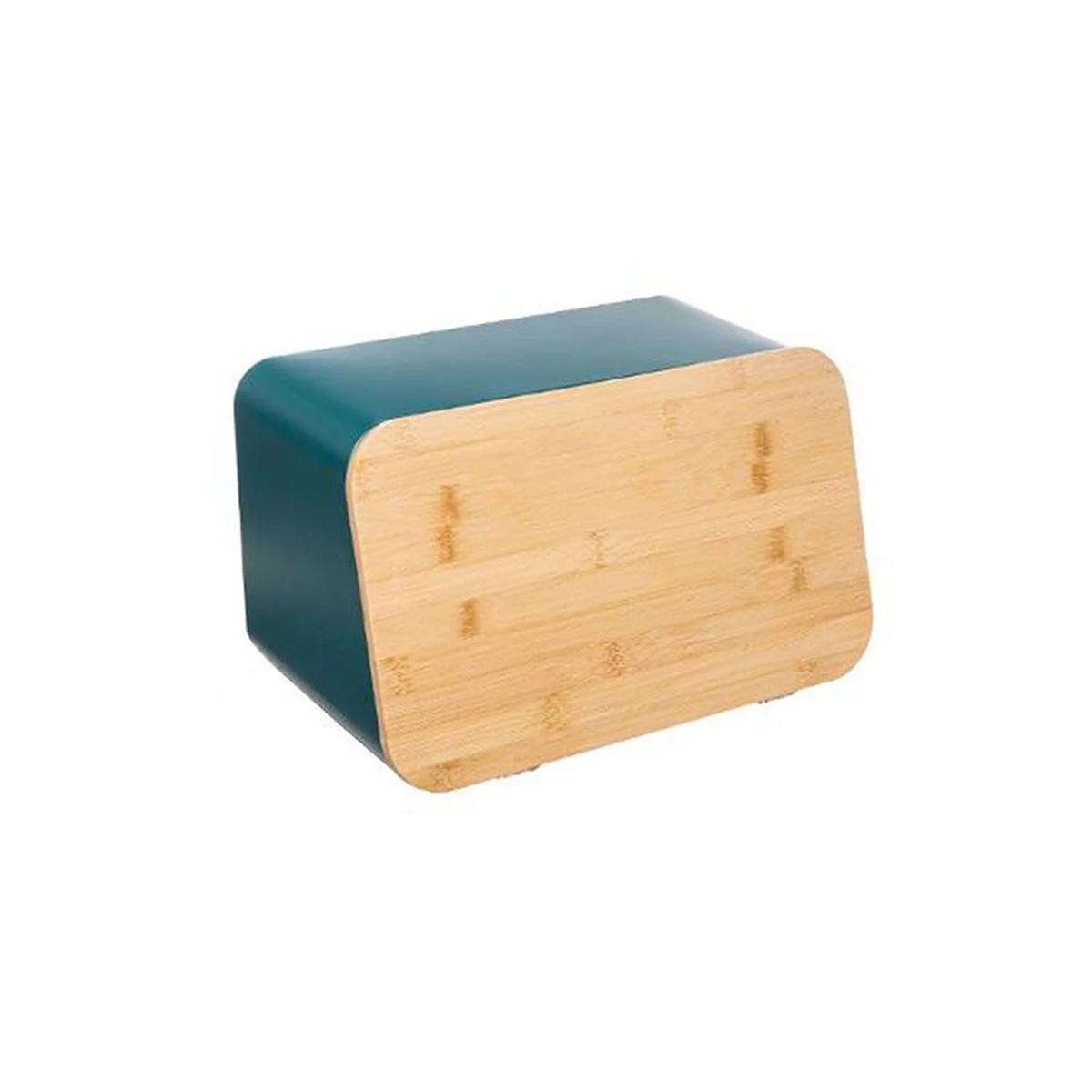 BREAD BOX WITH CUTTING BOARD PETROL