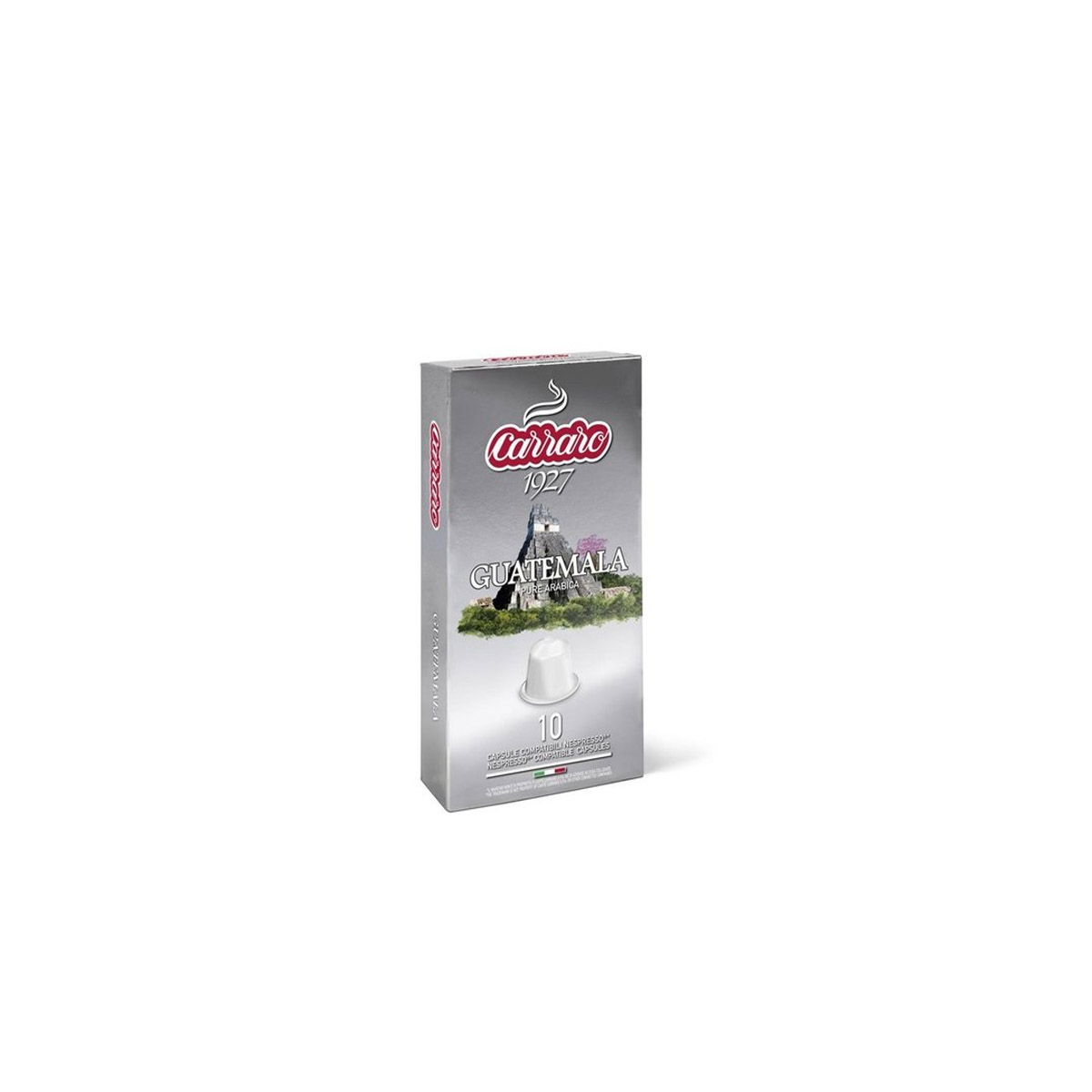CARRARO ESPRESSO CAPSULES 10PCS - RWANDA  52G