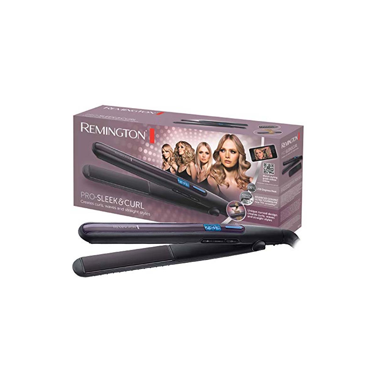 REMINGTON HAIR IRON S6505 SLEEK & CURL