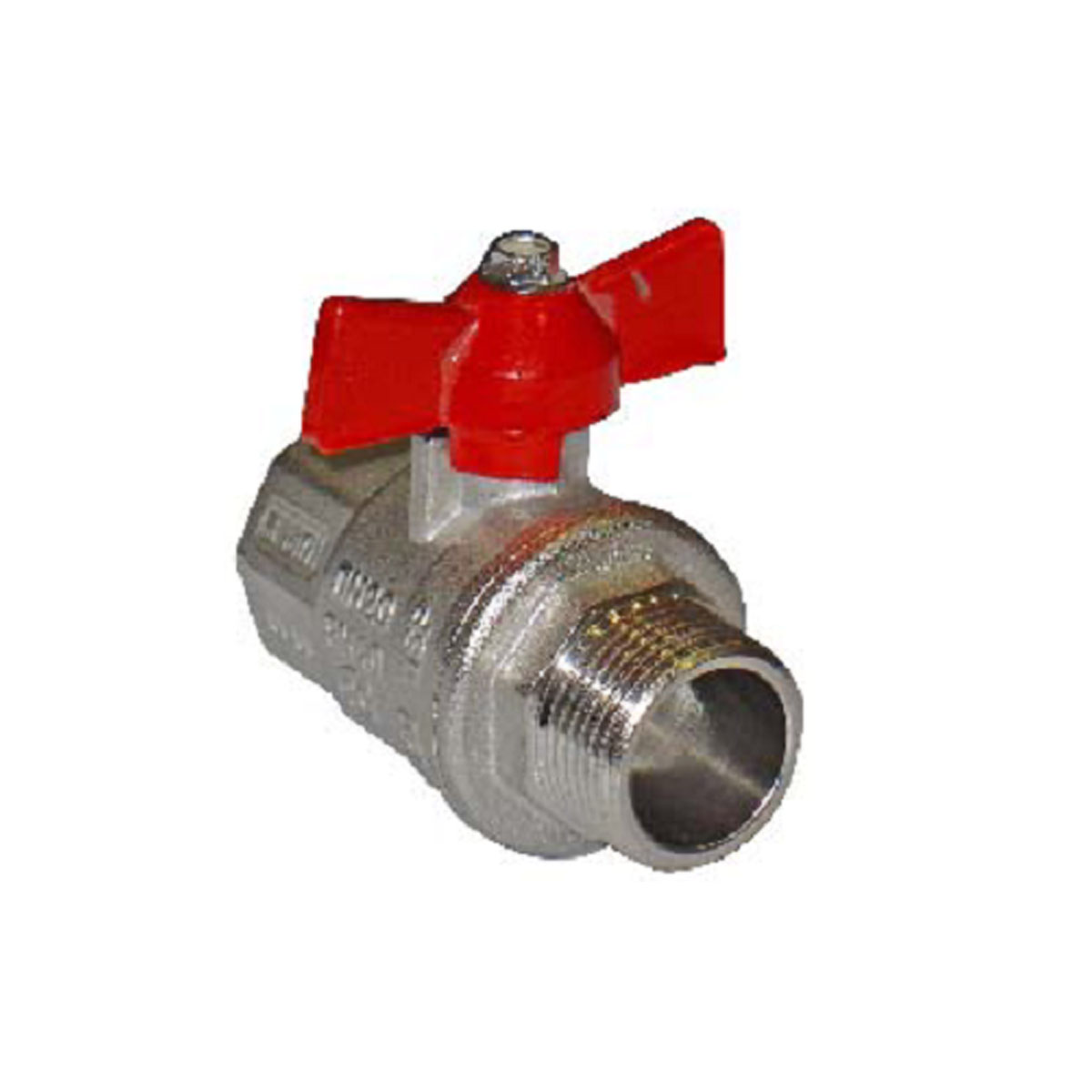 BALL VALVE SHORT HANDLE M/F
