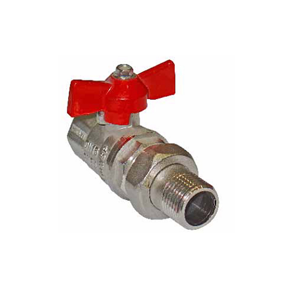 BALL VALVE SHORT HANDLE WITH UNION