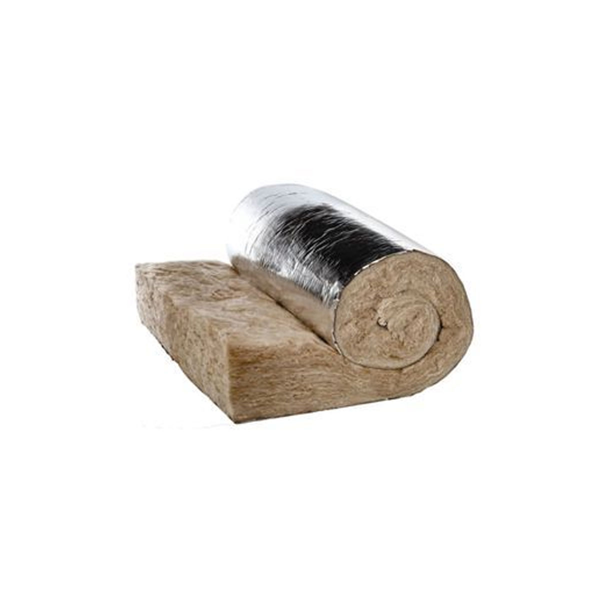 KNAUF MINERAL COTTON WITH ALUMINUM COATING ROLL 120CM X 15M X 50MM