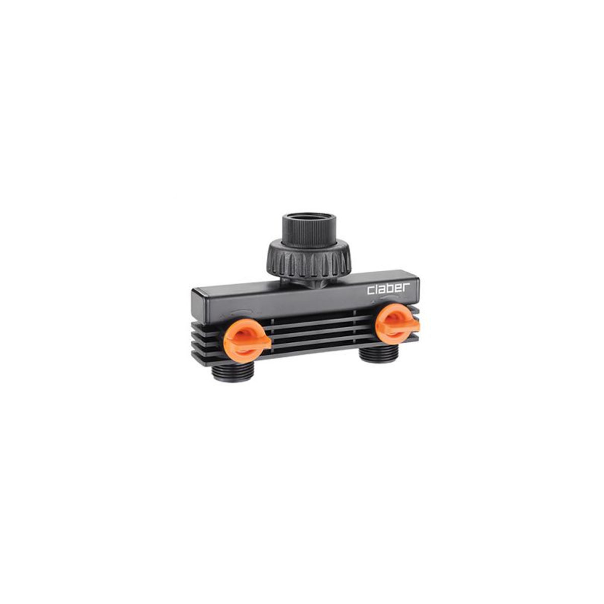 CLABER 8589 DOUBLE SQUARE TAP CONNECTOR 3/4'' BLISTER