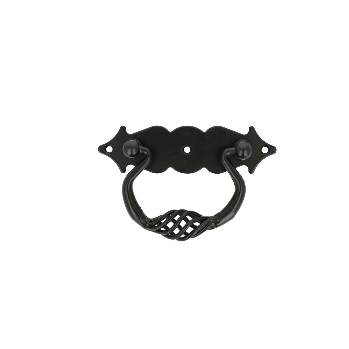 DOOR HANDLE MODEL 1005 28X80MM METALLIC BLACK