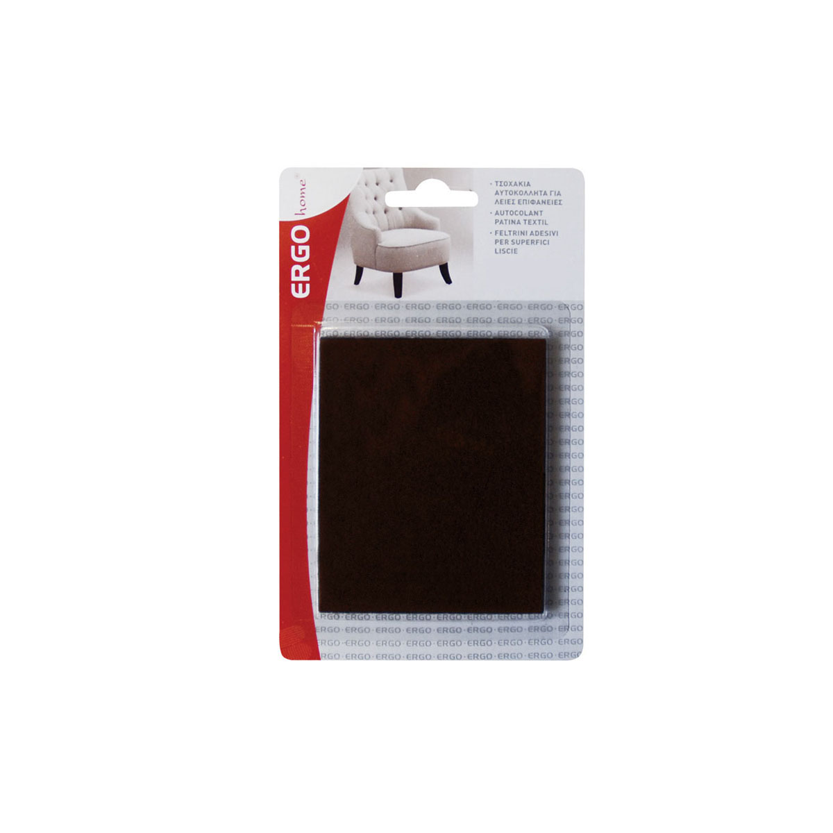 STICKERS FELT FOR SMOOTH SURFACES BROWN