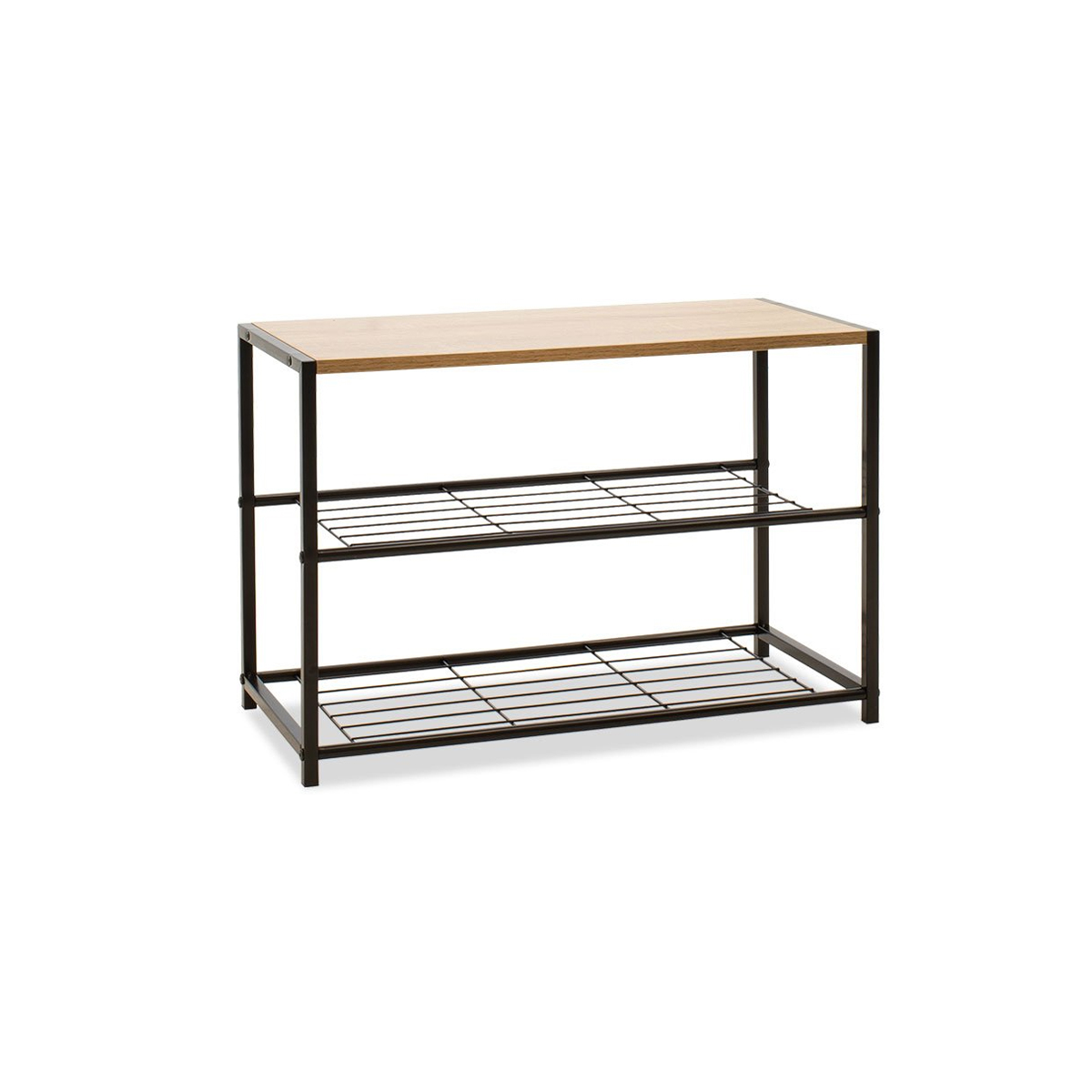 RAMON SHOE BOX 6 PAIRS METAL/WOOD 63X30X43CM