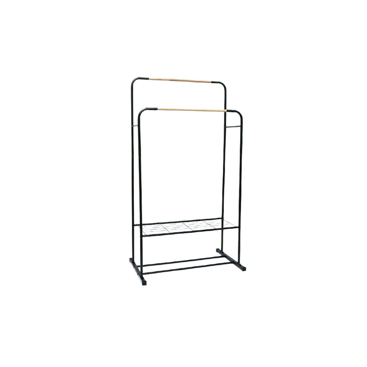 DOUBLE CLOTHING HANGER DOUBLE WITH SHELF BPC2100