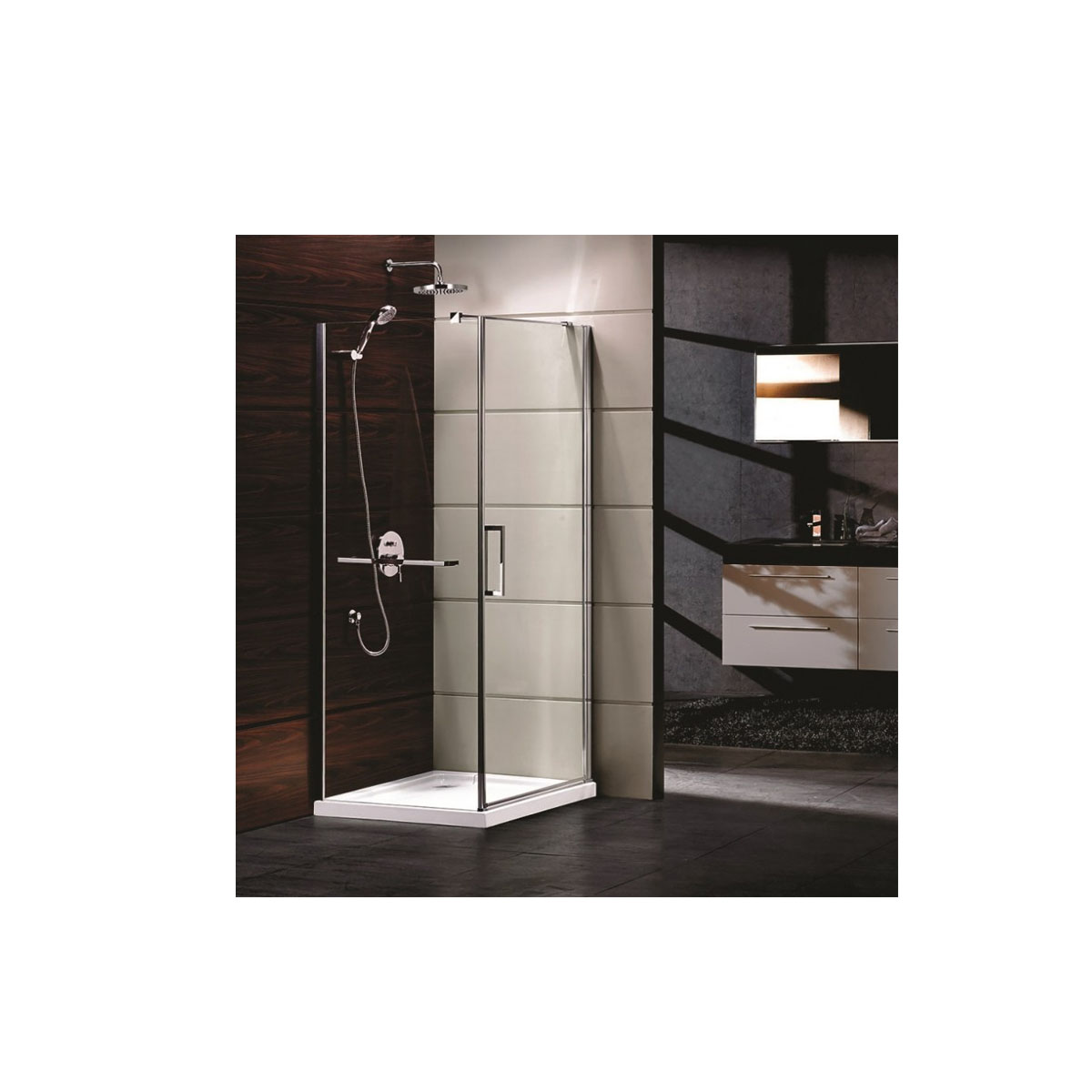 SHOWER CABIN 90 X 90CM 8MM GLASS