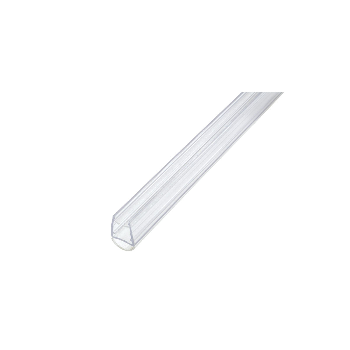 PROFILE PVC 230 TRANSPARENT 6-8 MM 2M