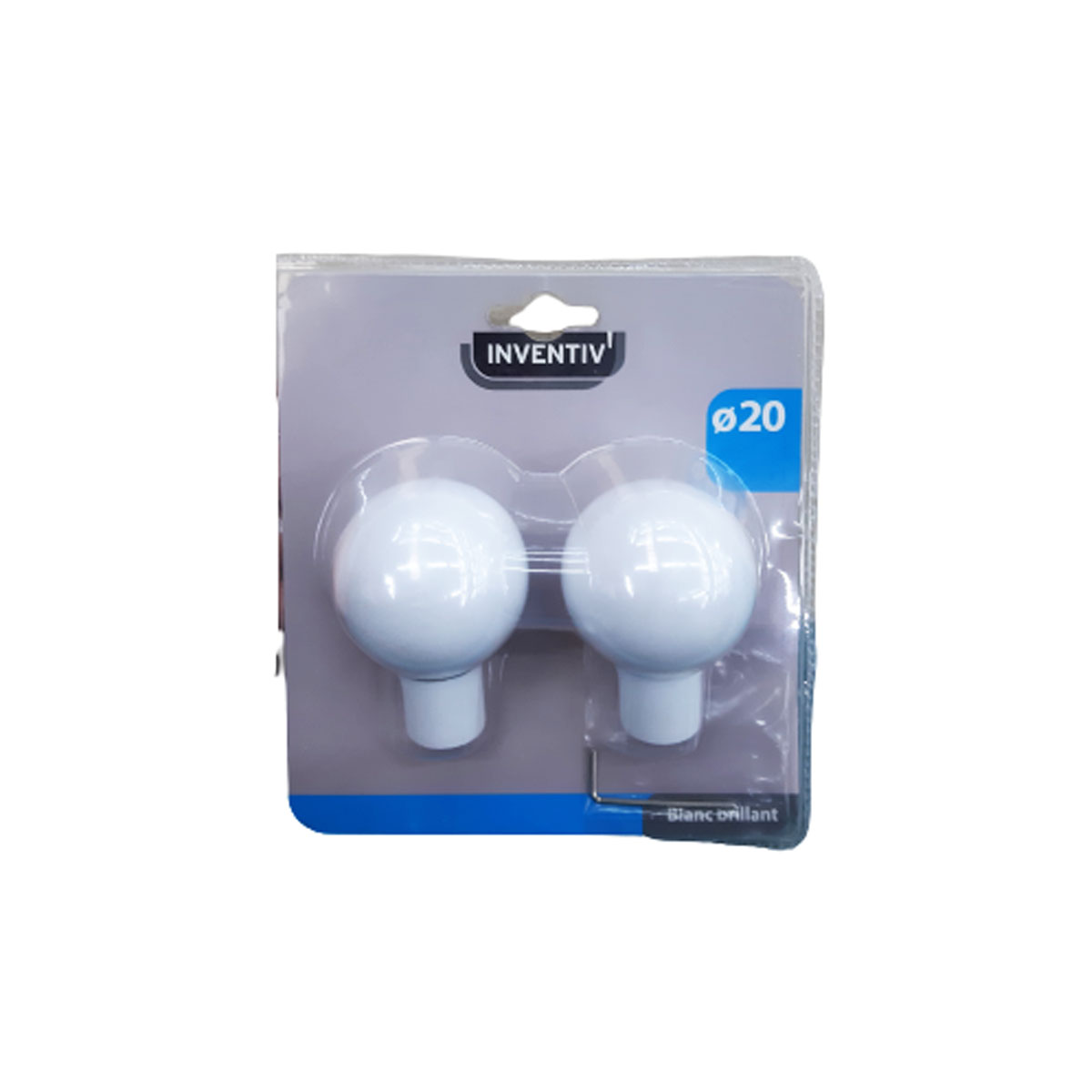 CURTAIN WOOD EDGE METAL 2 TEM D20 WHITE SPHERE