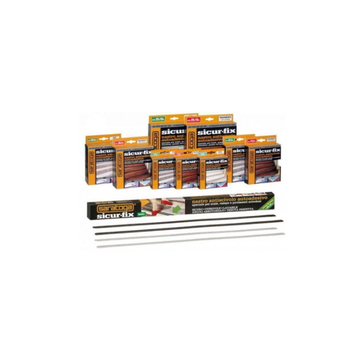 SARATOGA ADHESIVE ANTI-SLIP TAPE 50X5M BLACK