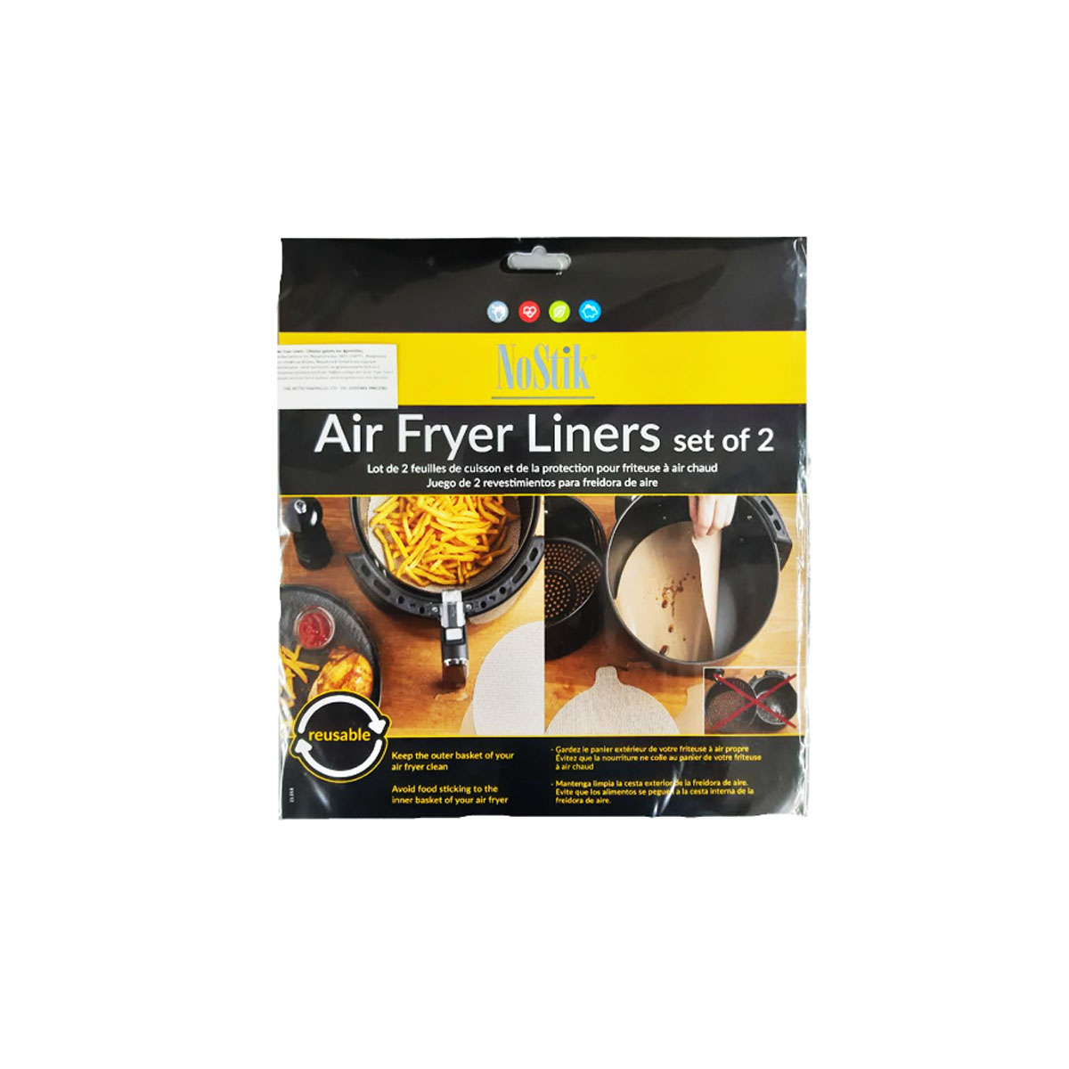 NON-ADHESIVE CIRCULAR PAPER FOR TRAY 2PCS