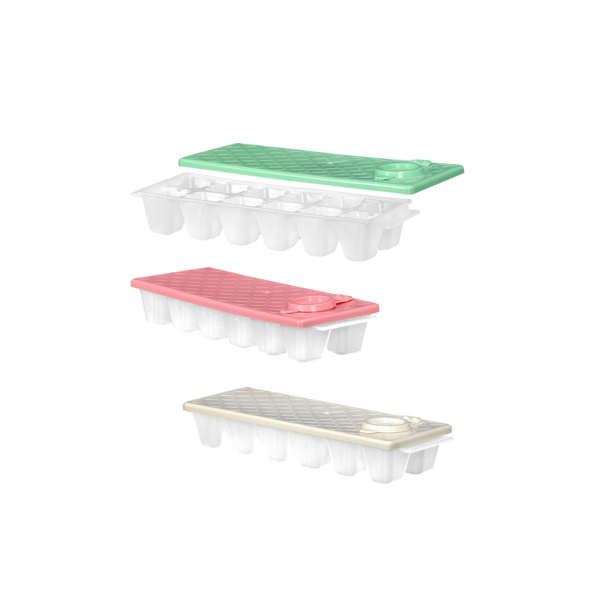 12-PLACE PLASTIC FREEZER WITH LID 25X9.5CM 75010003