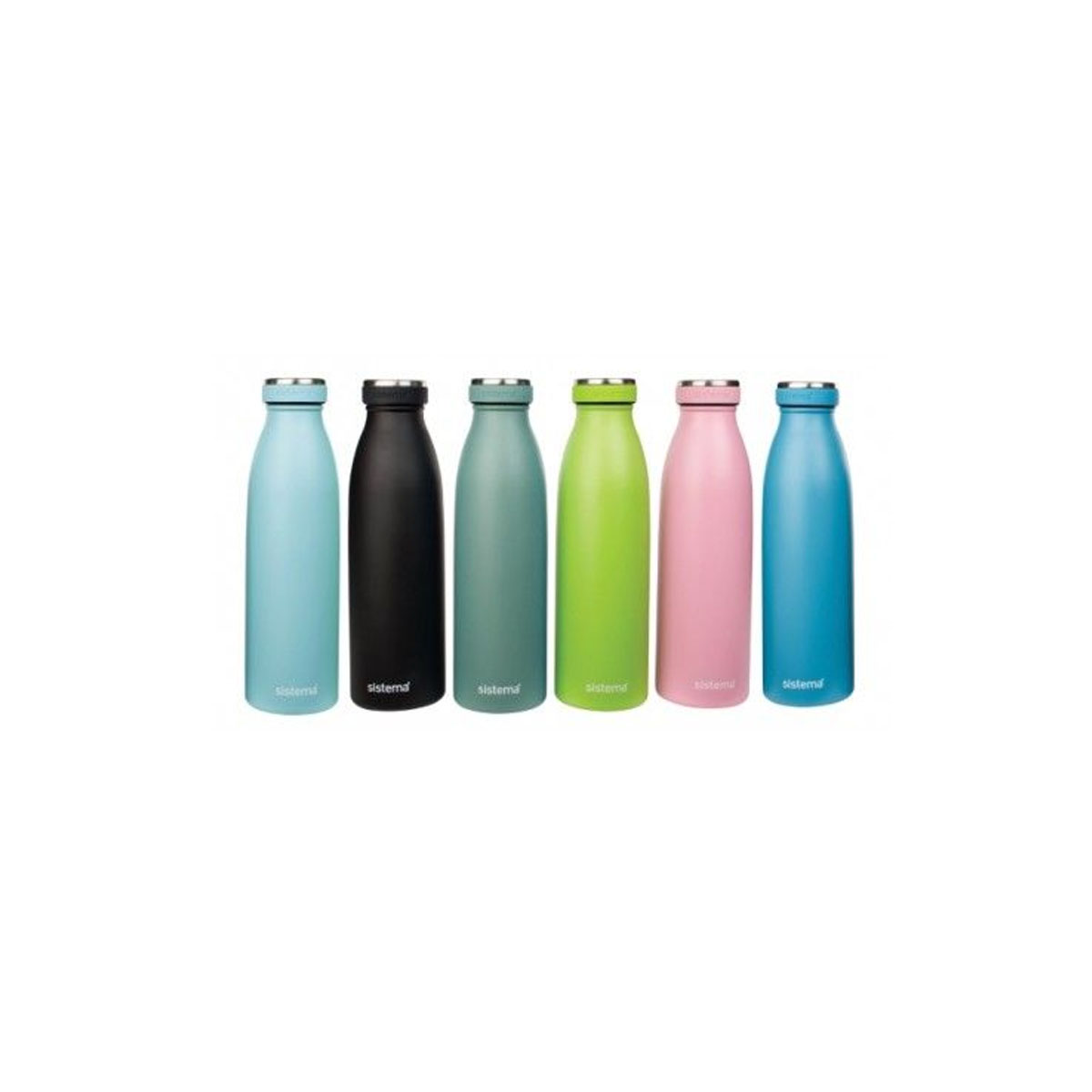 SISTEMA WATER BOTTLE S/S WITH CAP 500ML